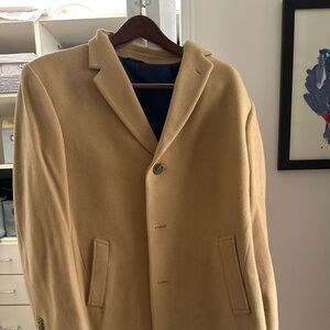 Tommy Hilfiger men’s camel wool coat